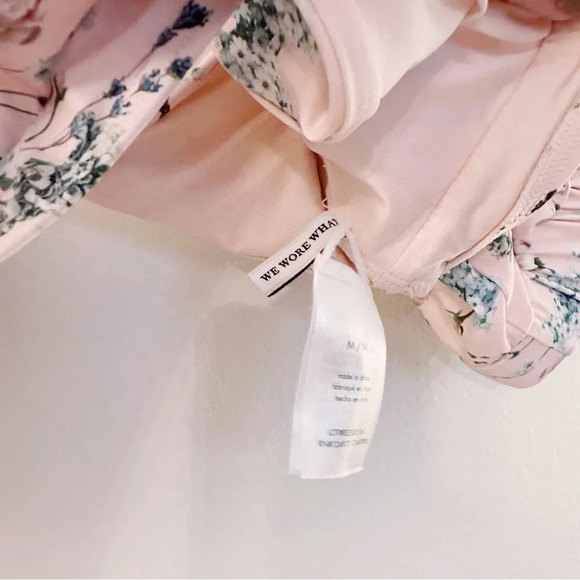 WeWoreWhat Revolve Moe Bikini Top Evening Sand Floral Swim Suit - Picture 6 of 9